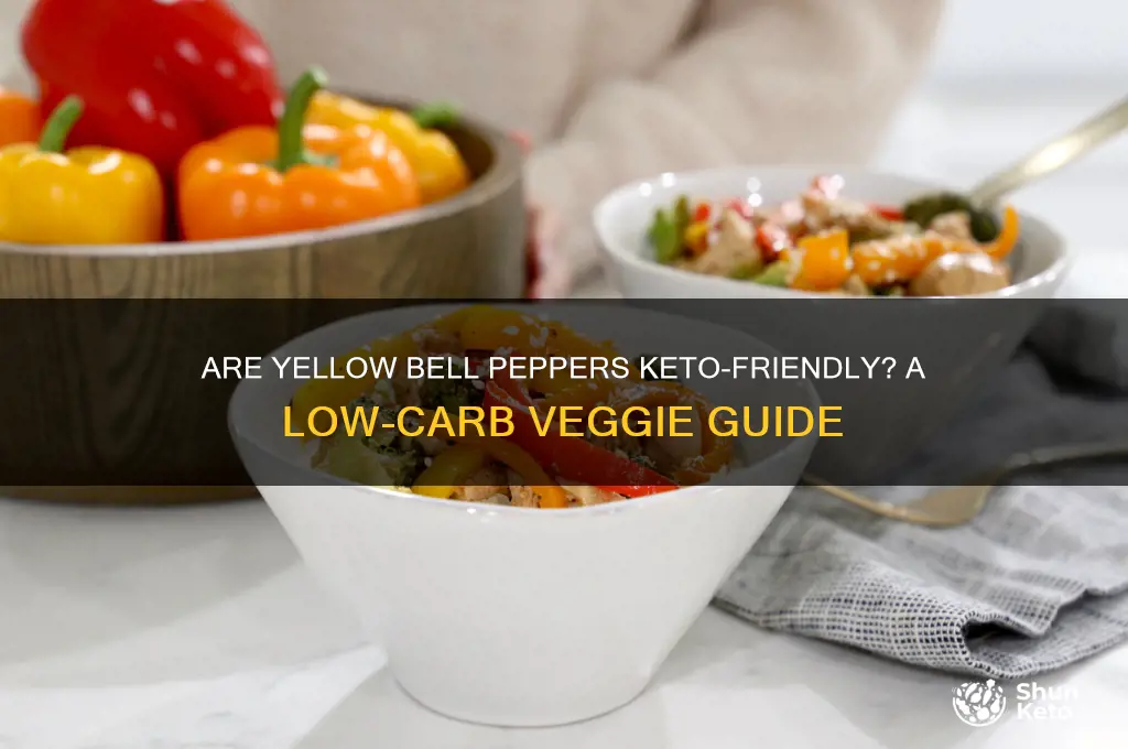 are yellow bell peppers keto
