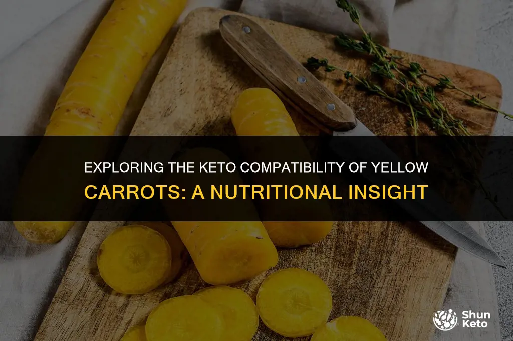 are yellow carrots keto friendly