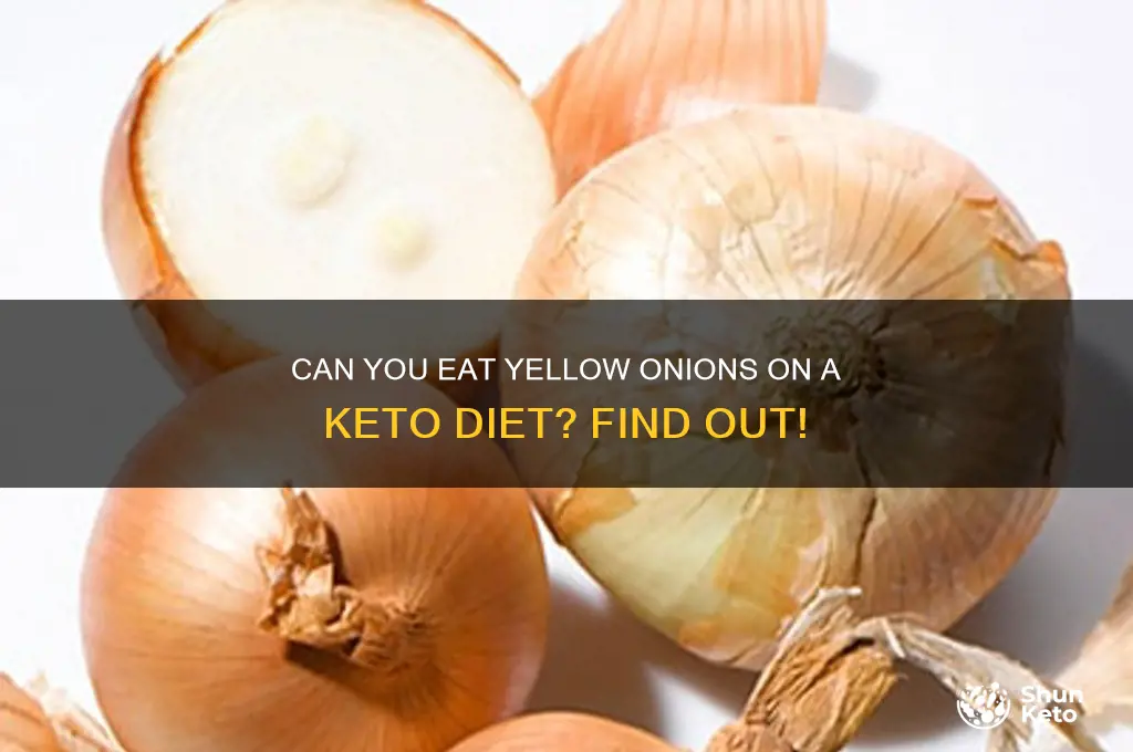 are yellow onions allowed on keto diet
