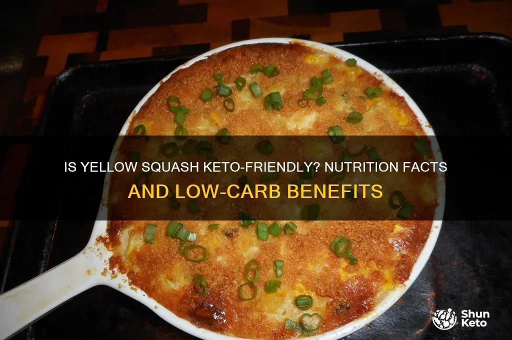 are yellow squash keto