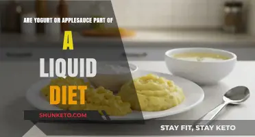 Yogurt and Applesauce: Liquid Diet-Friendly?