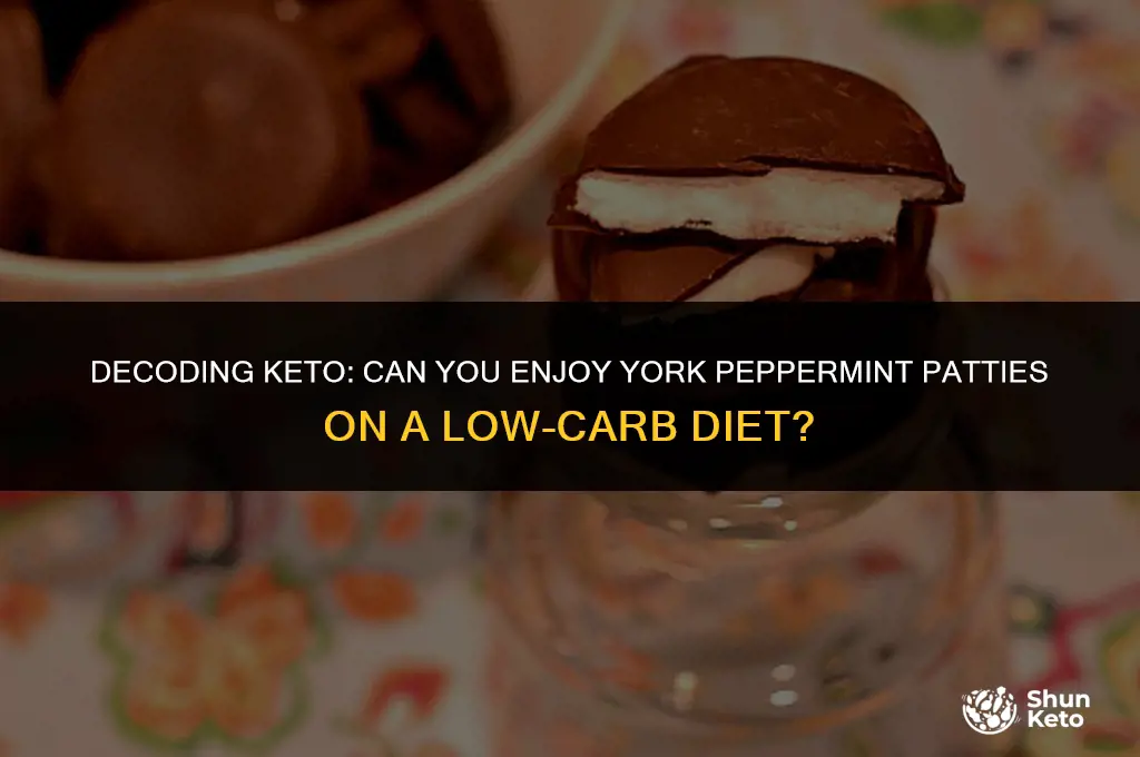 are york peppermint patties keto friendly