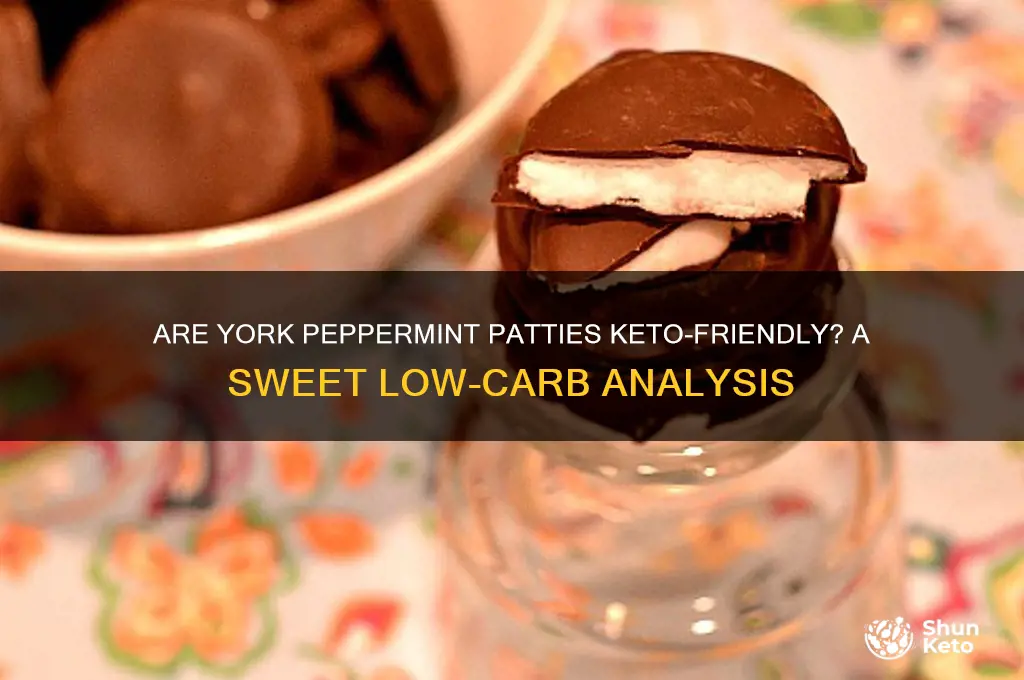 are york peppermint patties keto