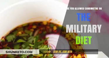 Condiments in the Military Diet: What's Allowed?