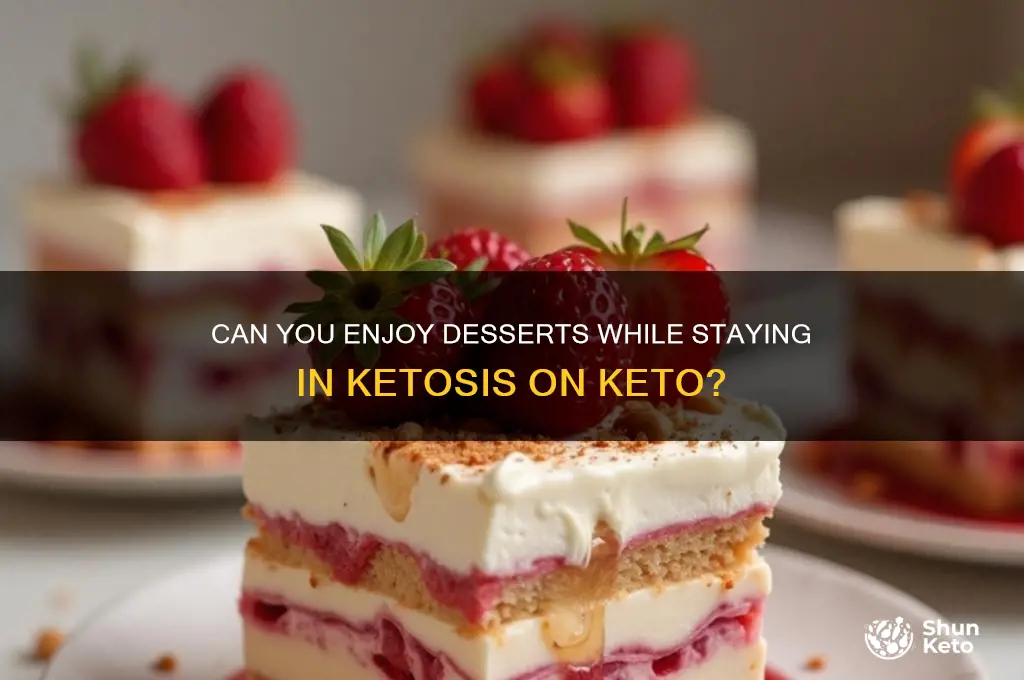 are you allowed desserts on the keto diet