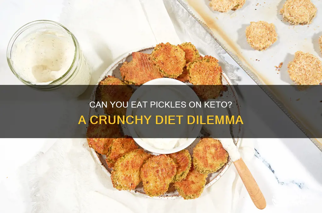 are you allowed pickles on keto diet