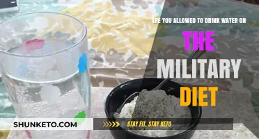 Staying Hydrated: Drinking Water on the Military Diet