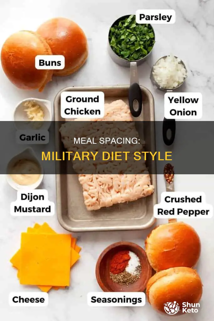 are you allowed to space meals military diet