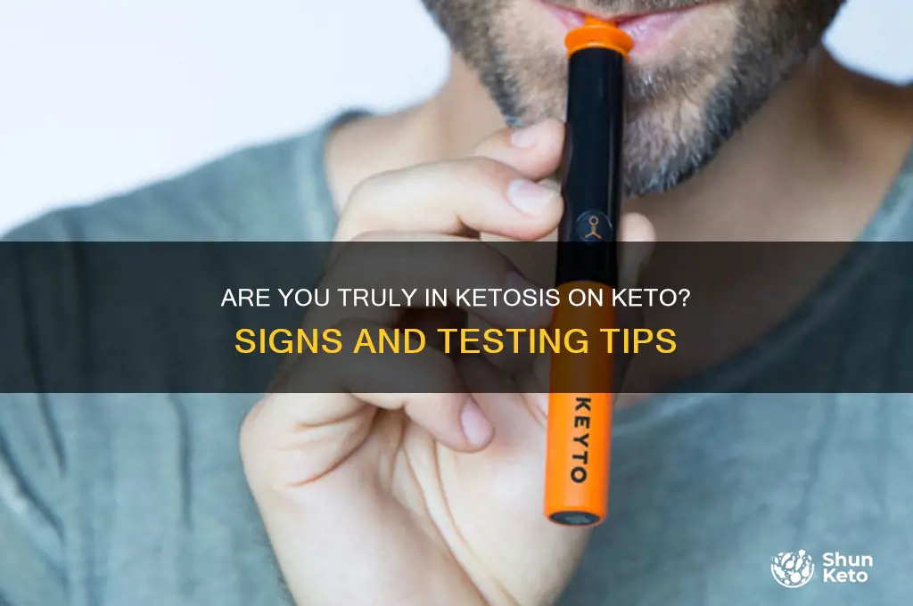 are you really in ketosis on keto