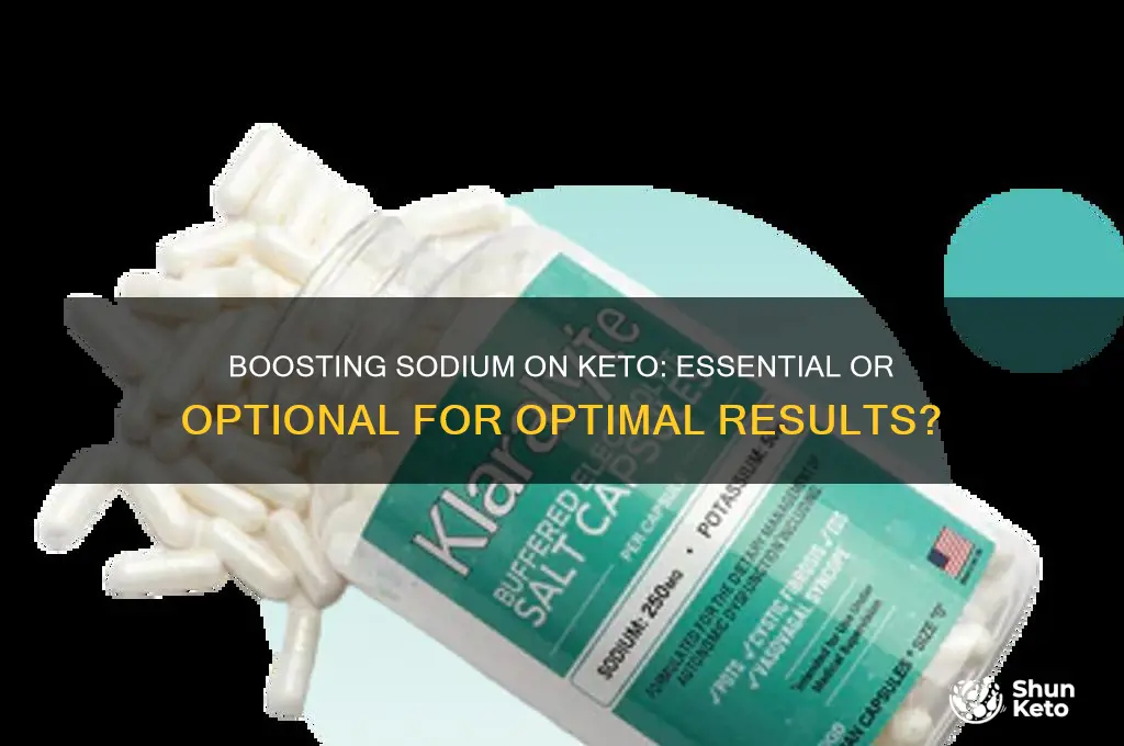 are you supposed to increase sodium on keto