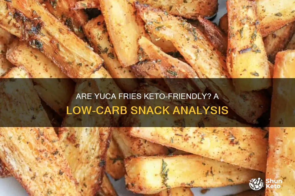 are yuca fries keto
