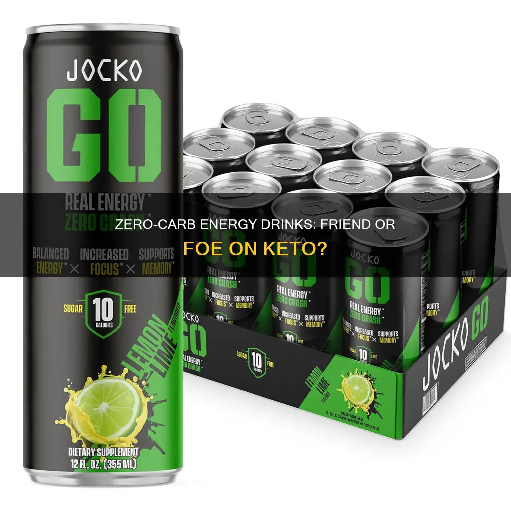 are zero carb energy drinks okay on keto