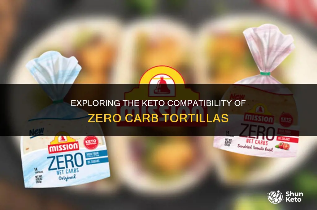 are zero carb tortillas keto friendly