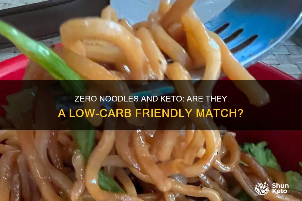are zero noodles keto