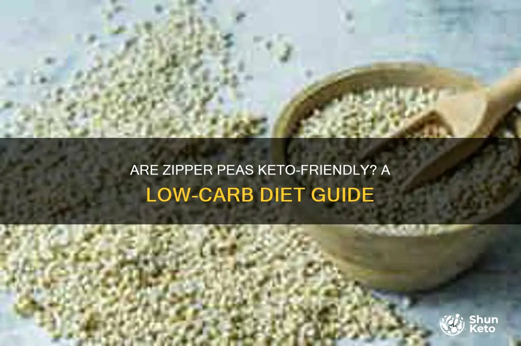 are zipper peas keto