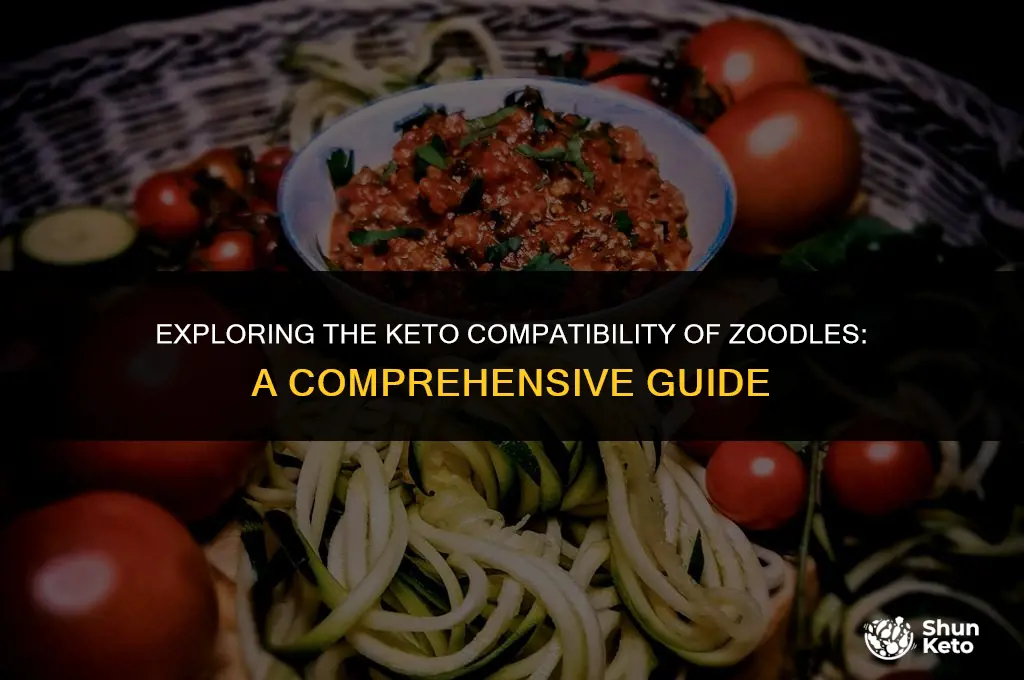 are zoodles keto friendly