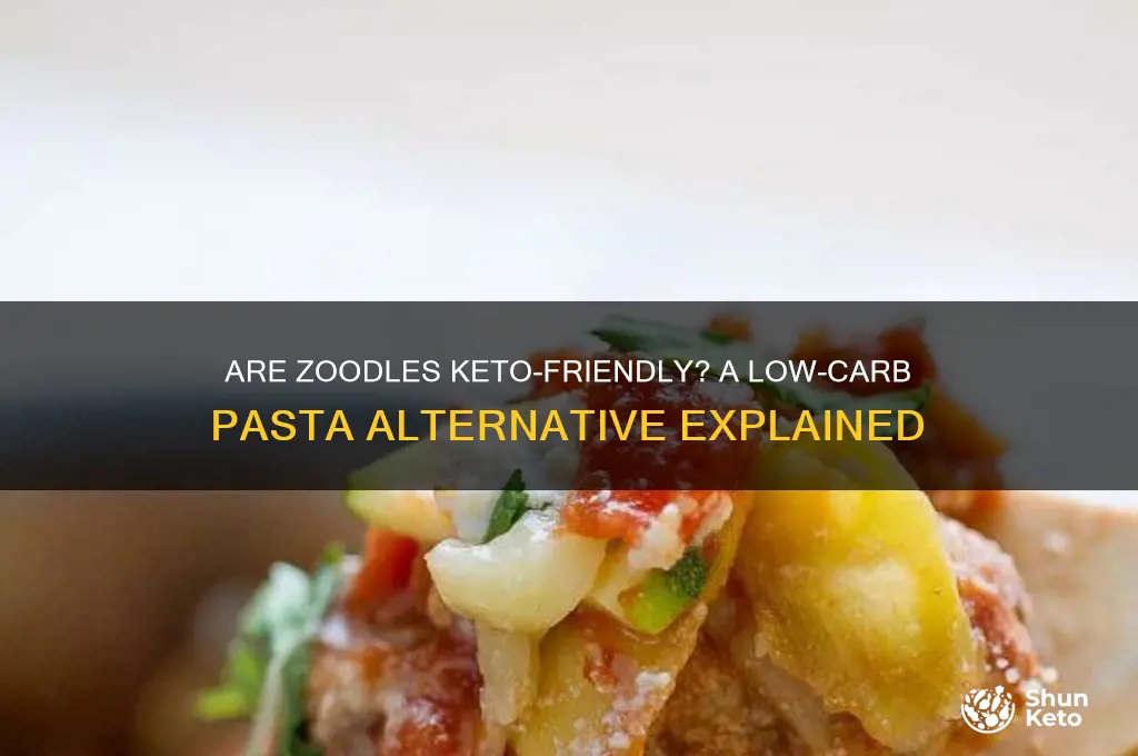 are zoodles keto