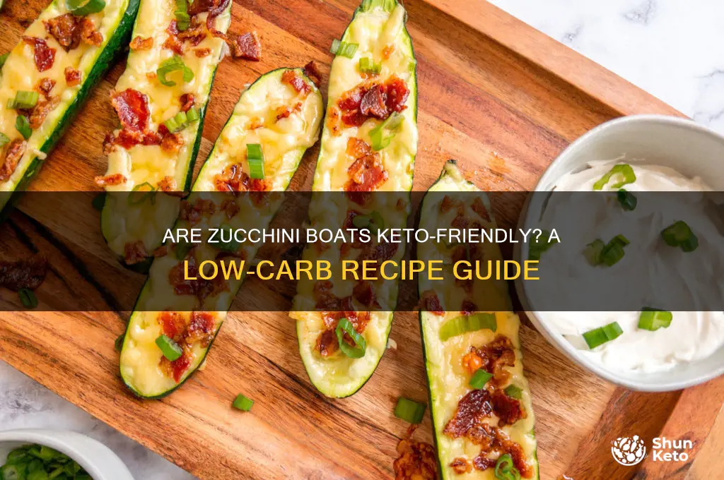 are zucchini boats keto
