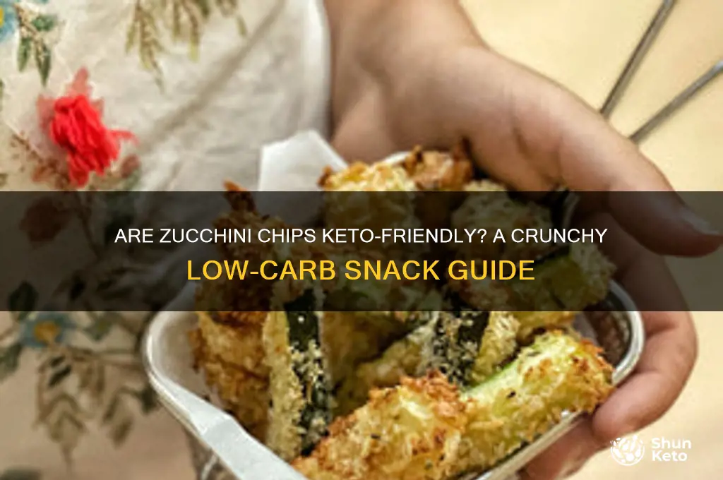 are zucchini chips keto