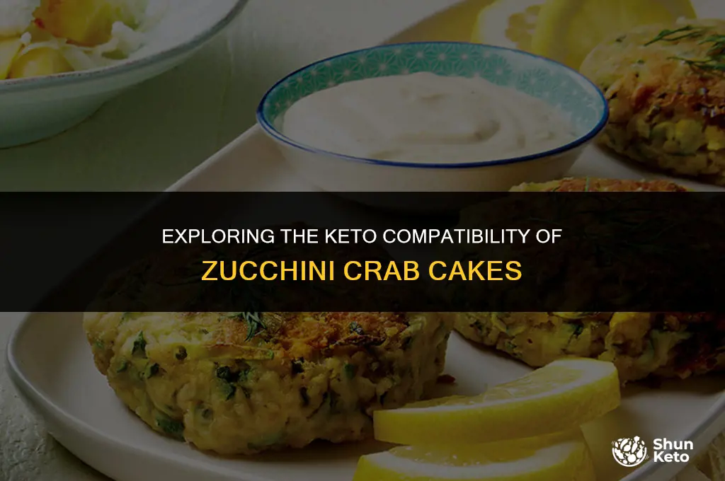 are zucchini crab cakes keto friendly