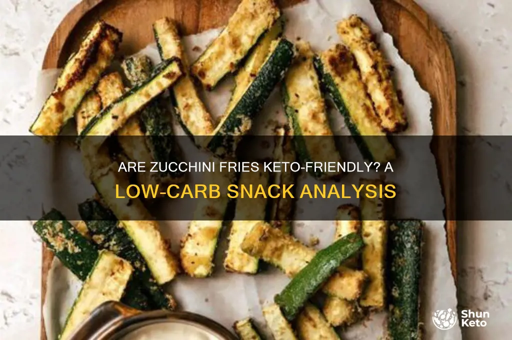 are zucchini fries keto