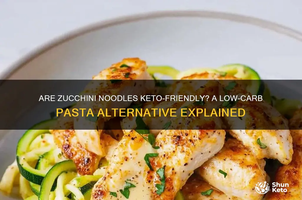 are zucchini noodles keto
