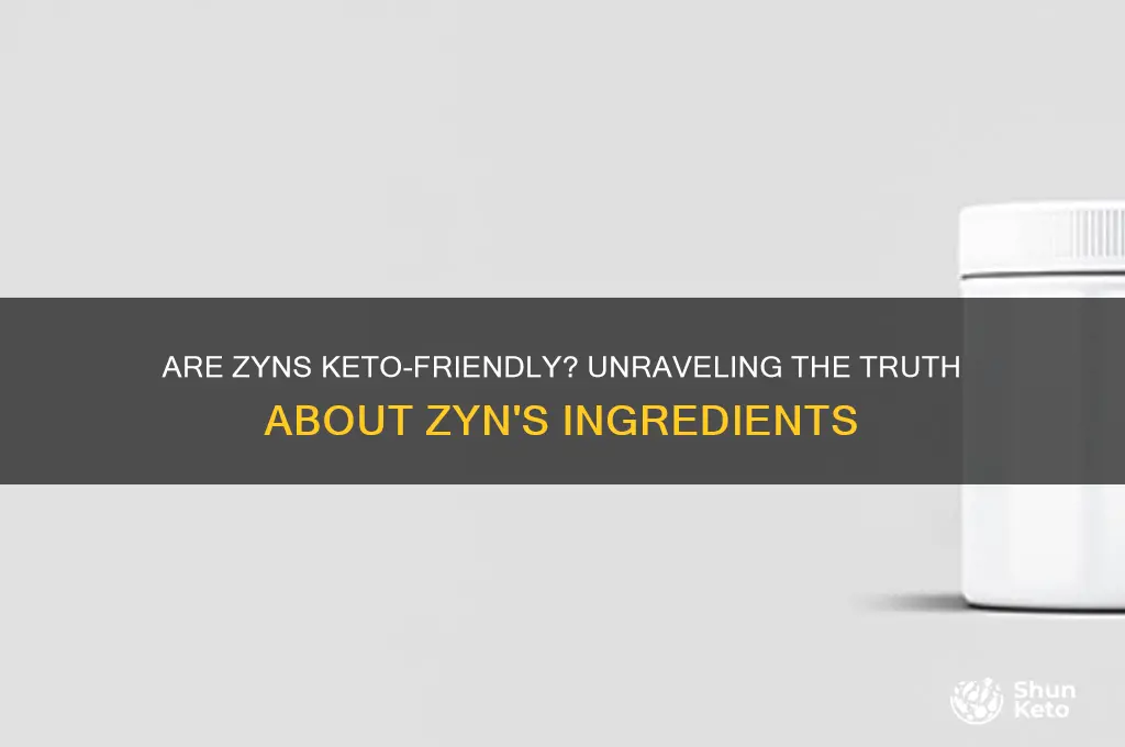 are zyns keto