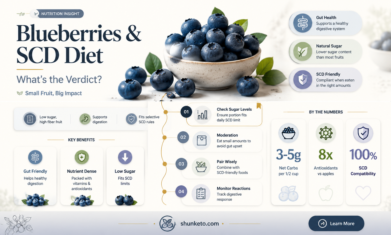 are blueberries allowed on scd diet