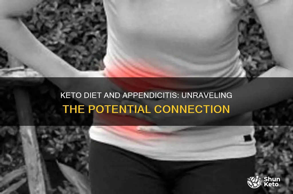 can a keto diet cause acute appendiglitis