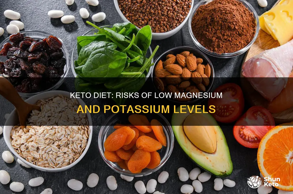 can a keto diet cause low magnesium and potassium