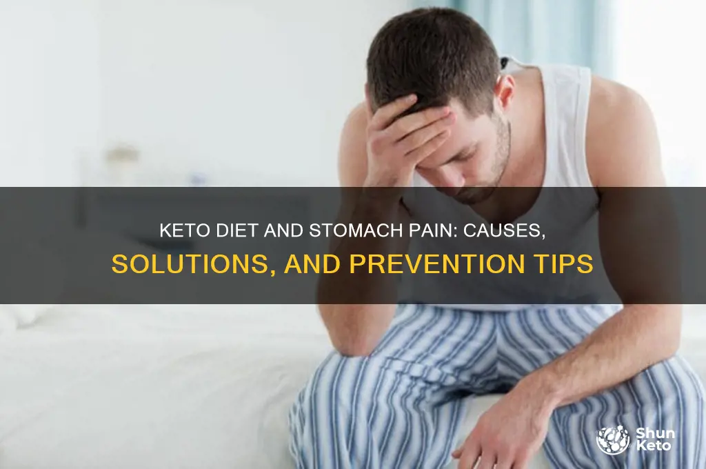 can a keto diet cause stomach pain