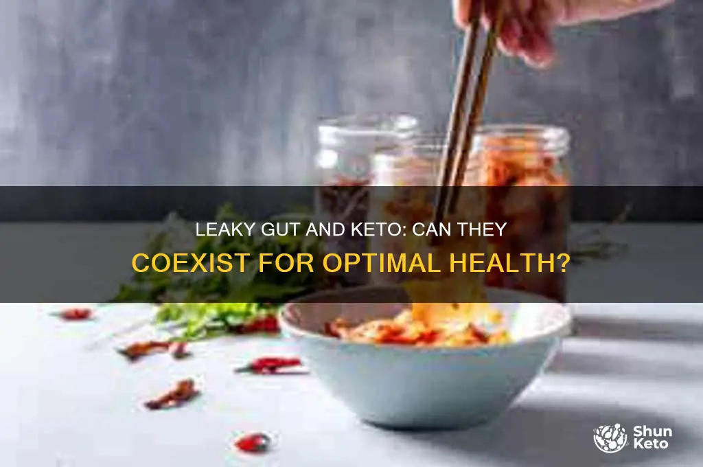 can a leaky gut and keto diet co-exist
