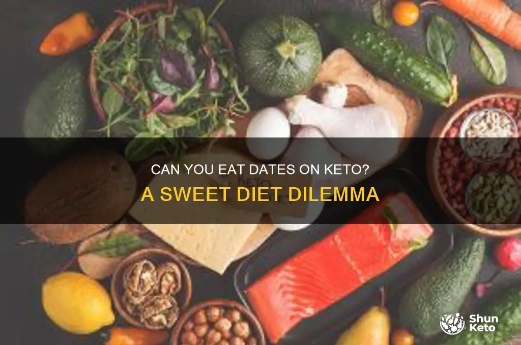 can a person have dates on the keto diet