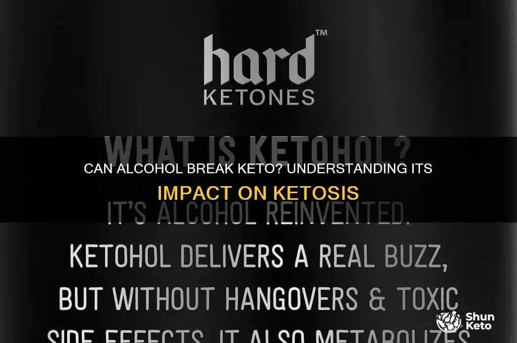 can alchohol break keto
