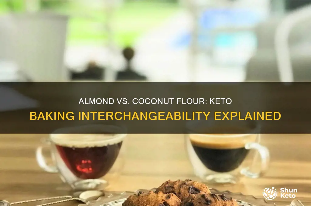 can almond and coconut flour be interchangable in keto