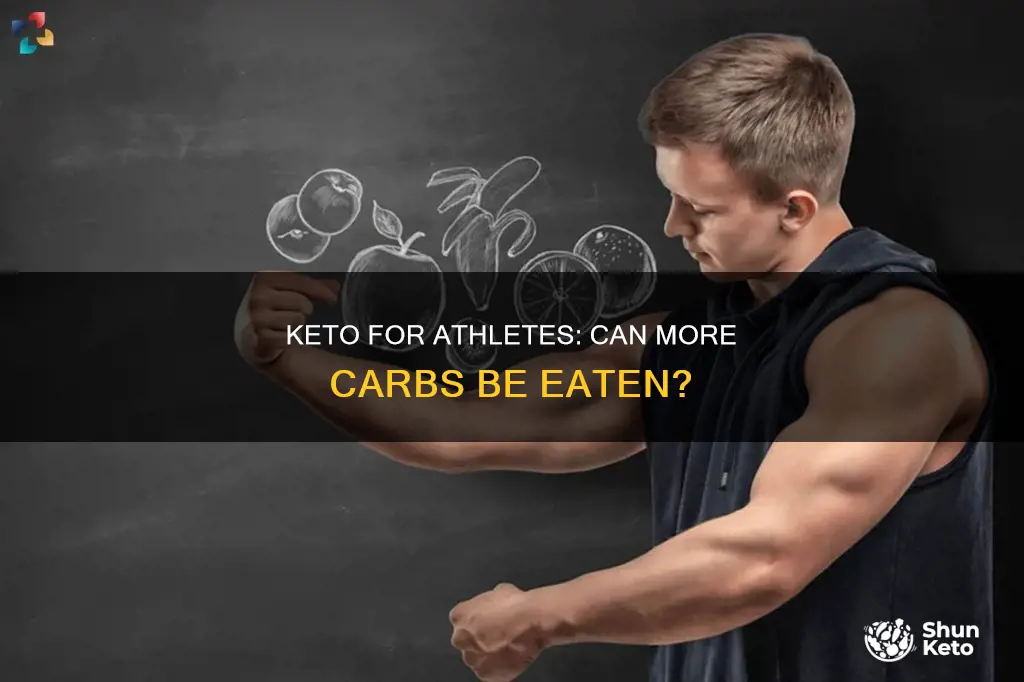 can athletes eat more carbs on keto