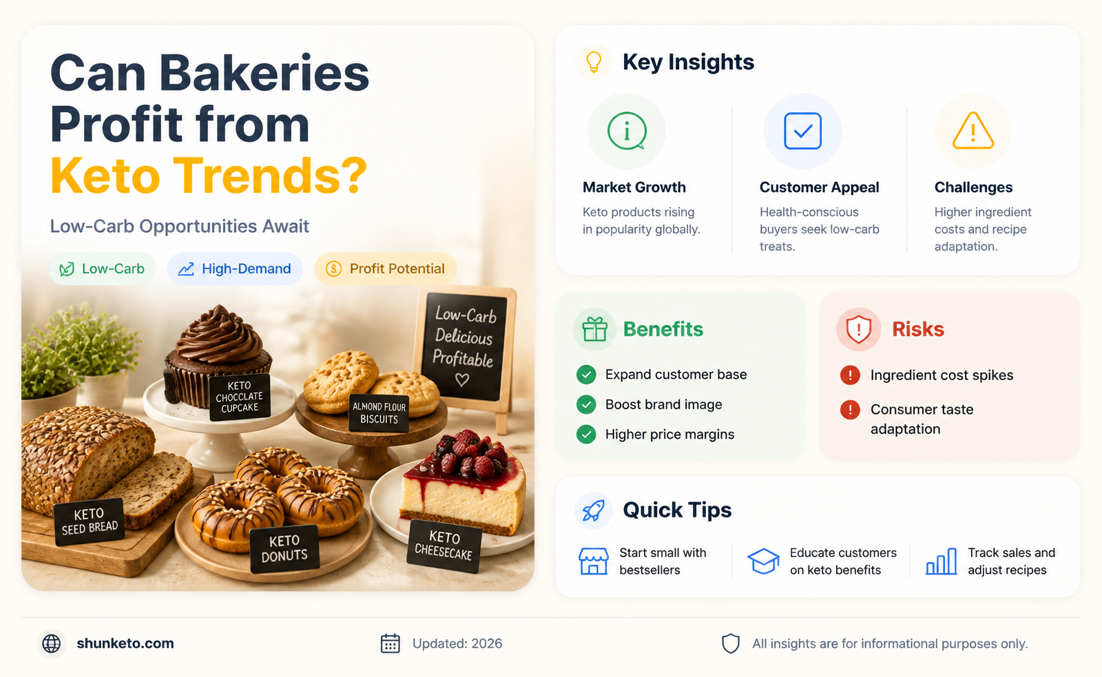 are bakeries profitable keto
