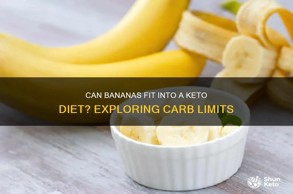 can bannas be used on a keto diet