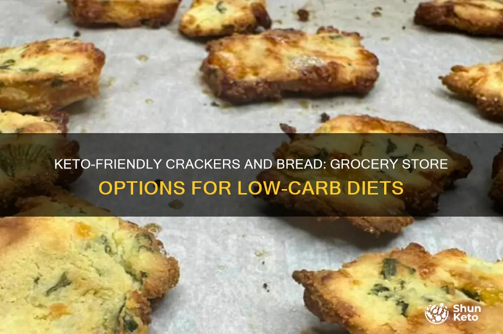 can buy any keto crackers or bread at grocery stores