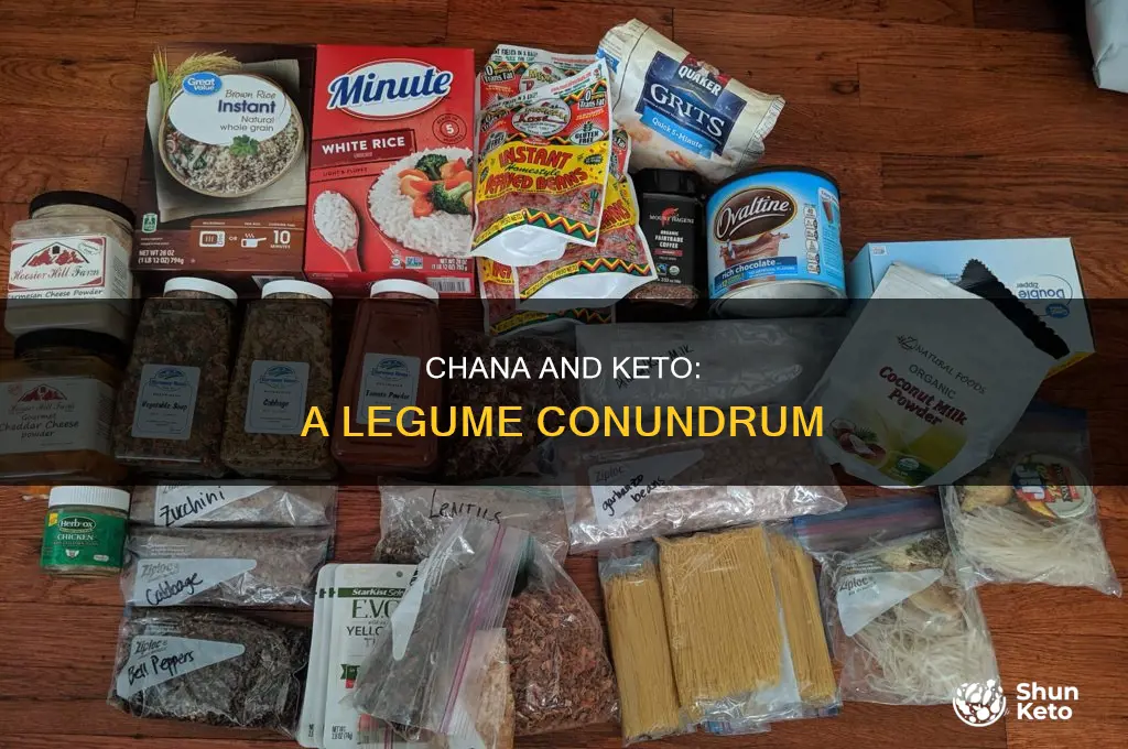 can chana be eaten in keto diet