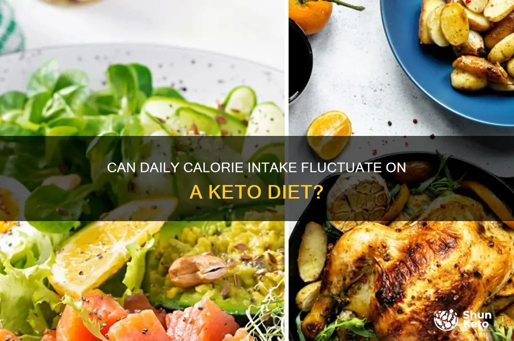 can daily calorie intake fluxuate on keto diet