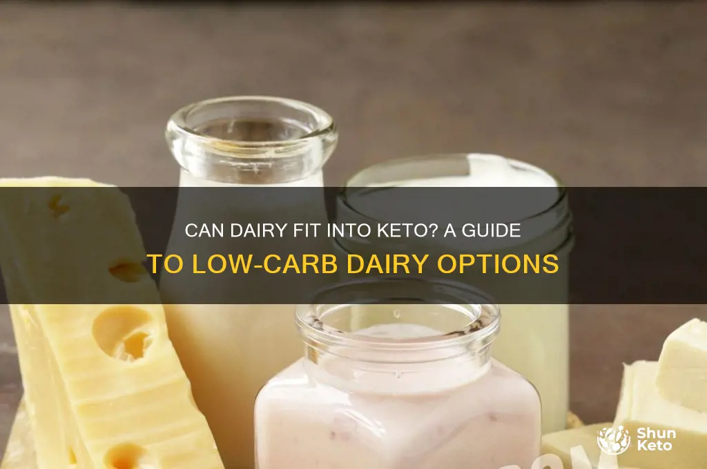 can dairy be included on a keto diet