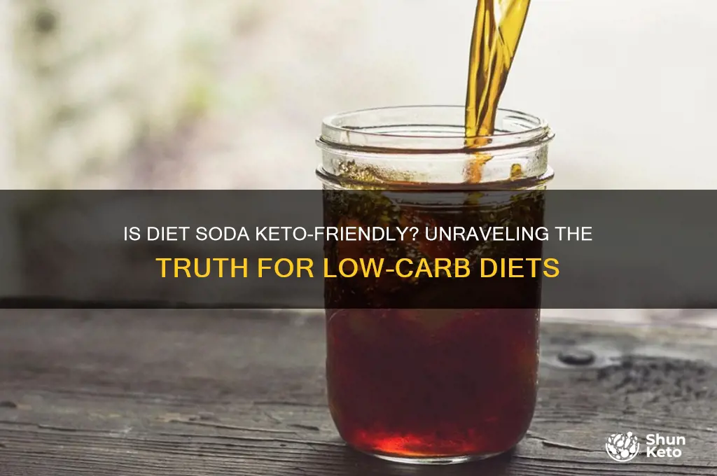can diet soda be drank on a keto diet