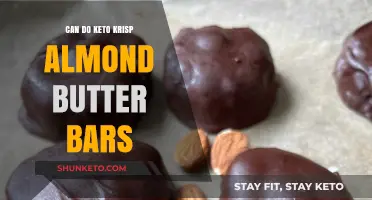 Keto Krisp Almond Butter Bars: A Healthy, Low-Carb Snack Option