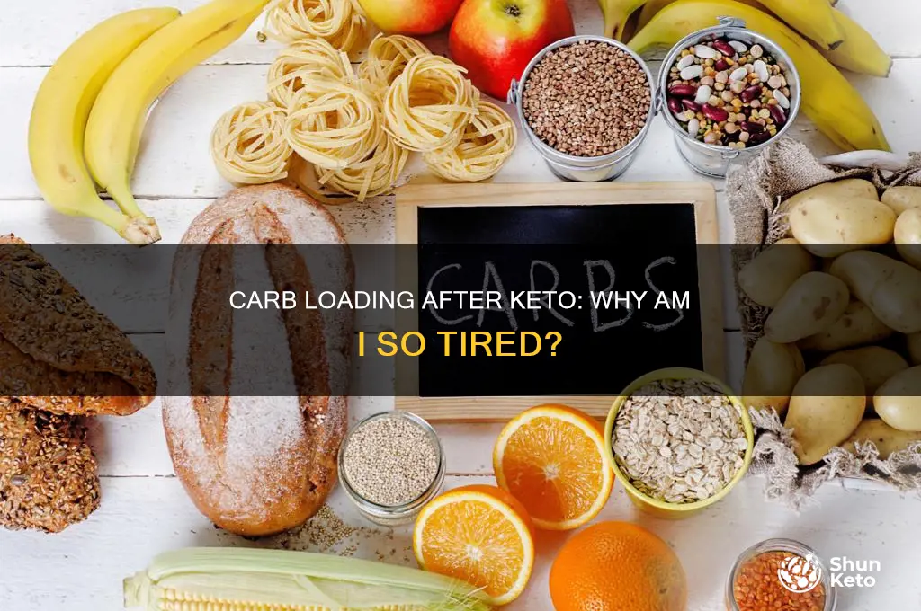 can eating carbs after keto make tired