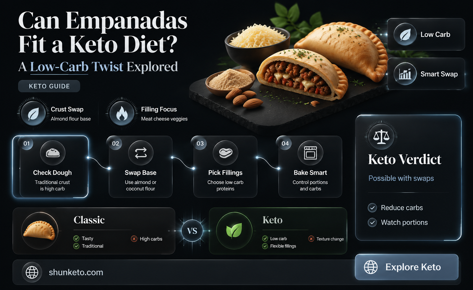 are empanadas keto