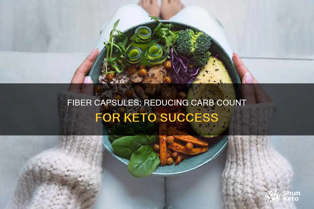 can fiber capsules lower total carb count keto