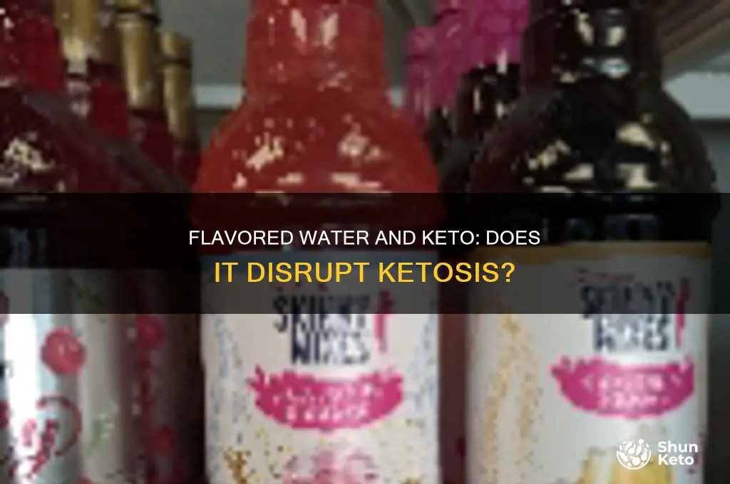 can flavored water disrupt keto