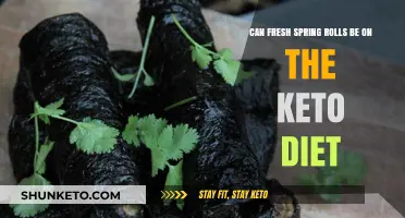 Keto-Friendly Spring Rolls: Fresh Ingredients for Low-Carb Delight
