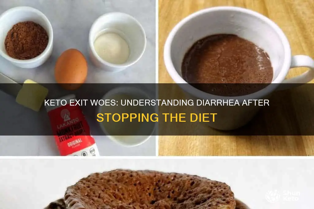 can going off keto cause diarrhea